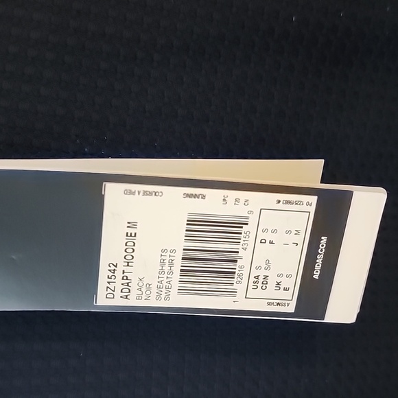 Mens small mesh long sleeve hoodie - Picture 3 of 4